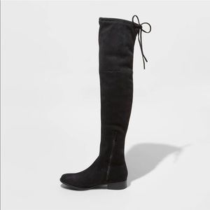 Target 2 pairs of microsuede over the knee boots
